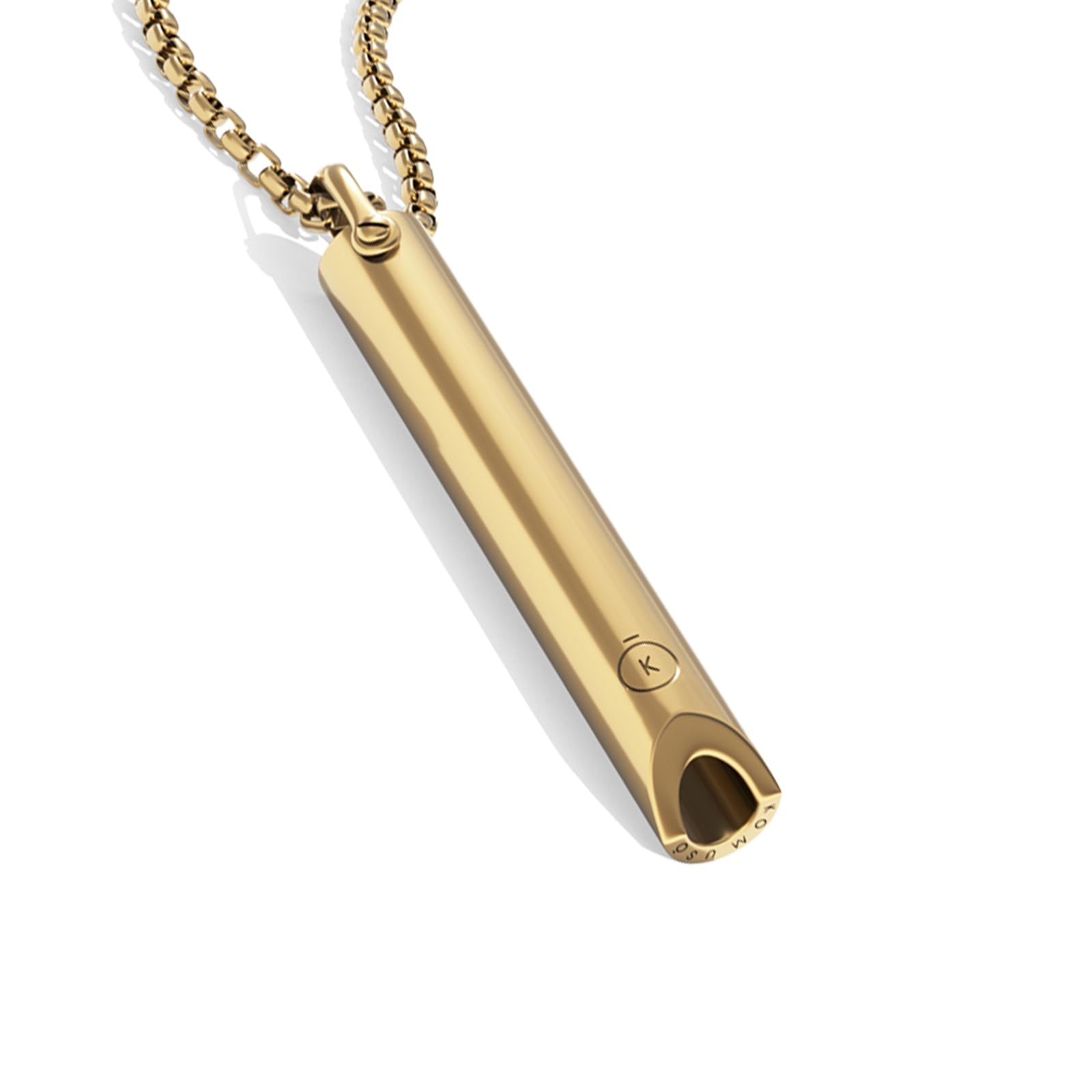 KOMUSO Breathing Necklace Classic Shift - For Habitual Breath Practice, Meditation, Stress and Anxiety Relief - Expert-Designed Breathing Tool to Promote Calm, Mindfulness and Relaxation