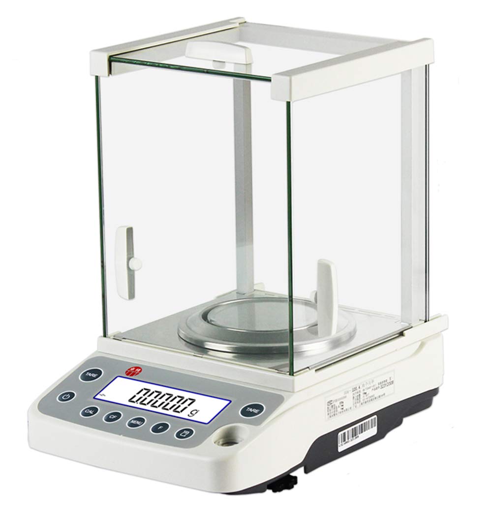 Hanchen Electronic Analytical Balance, 0.1mg 220g Precise Digital Scale