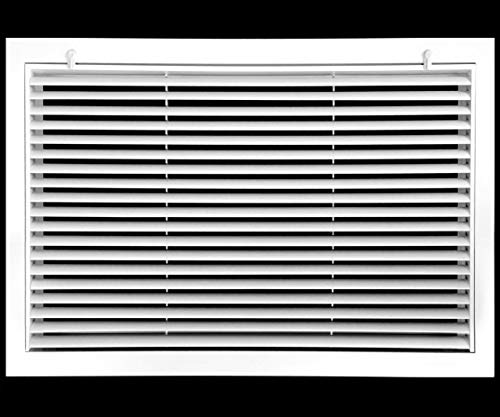 22  X 22  Aluminum Return Filter Grille - Easy Airflow - Linear Bar Grilles [Outer Dimensions: 23.75w X 23.75h]