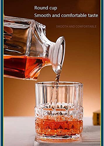 Decanter 7-piece vervaardigd glaskaraf en whisky bril set, handgemaakte glazen karaf, geweldige geschenken voor… - Image 4