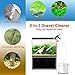 Jeeco 5 in 1 Fish Tank Cleaner, Aquarium Gravel Vacuum Siphon Vac with Algae Scraper, Water Flow Controller and Extendable Pipe for Quick Water Changing, Sand and Gravel Cleaning