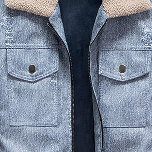 Chaqueta masculina de cuero tipo camionero con cierre miniatura 5