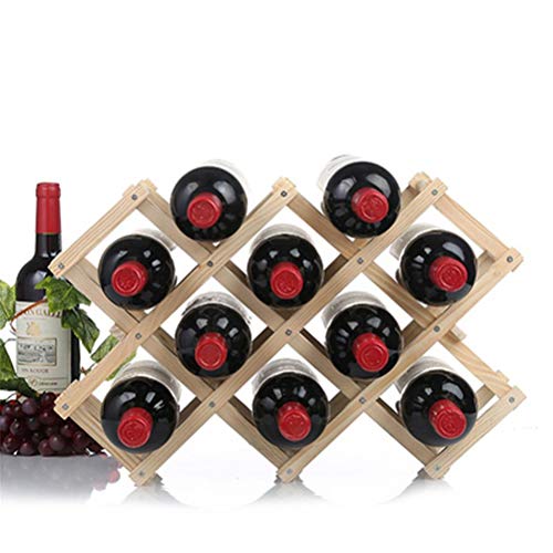 Soporte de Botellas de Vino de Madera Plegable miniatura 2