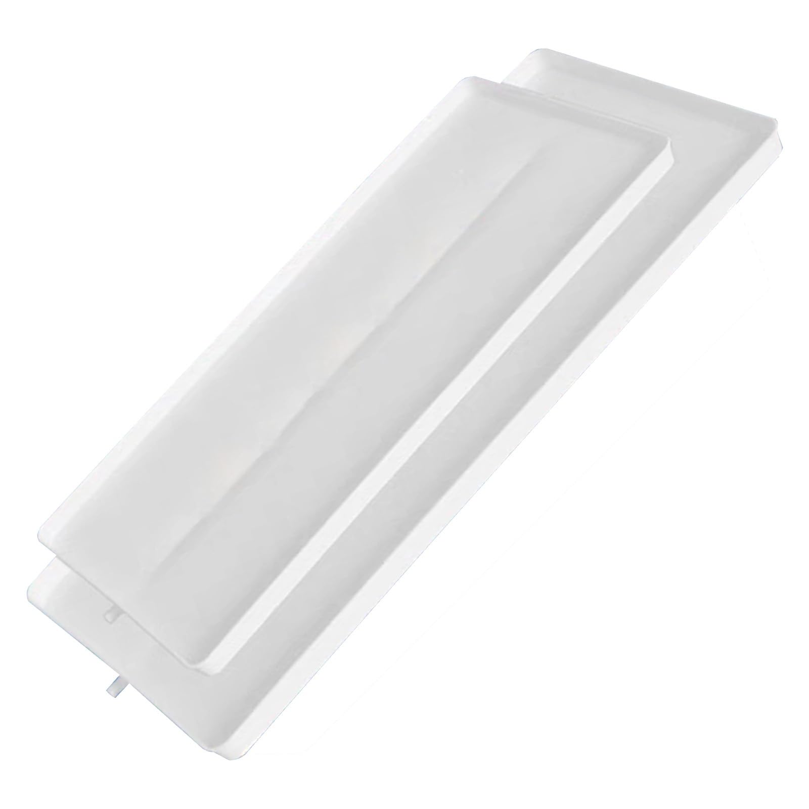Auffangwanne mit Ablauf, Auffangwanne Kunststoff mit 1000 cm Wasserrohr, Universelles Tropfschale-Kit für Fenster-AC(91.5 * 45 * 2.5cm/36 * 14.7 * 1in)