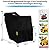 WardWolf Snow Blower Cover, Waterproof Heavy Duty 900D Snowblower Cover, Windproof, Sunproof with Air Vent, Fit Most Single-Stage or Two Stage Snow Blower, Black