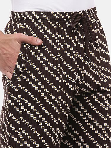Image of Dollar Solid Men's Shorts | All-Over Print | One Side Zipper Pocket with Label Branding | Self Waistband with Drawcord | Wide Array of Attractive Prints