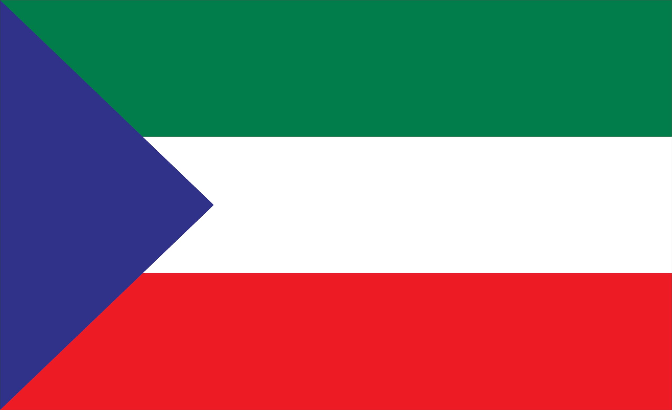 Bandera de Guinea Ecuatorial, 90 x 60 cm
