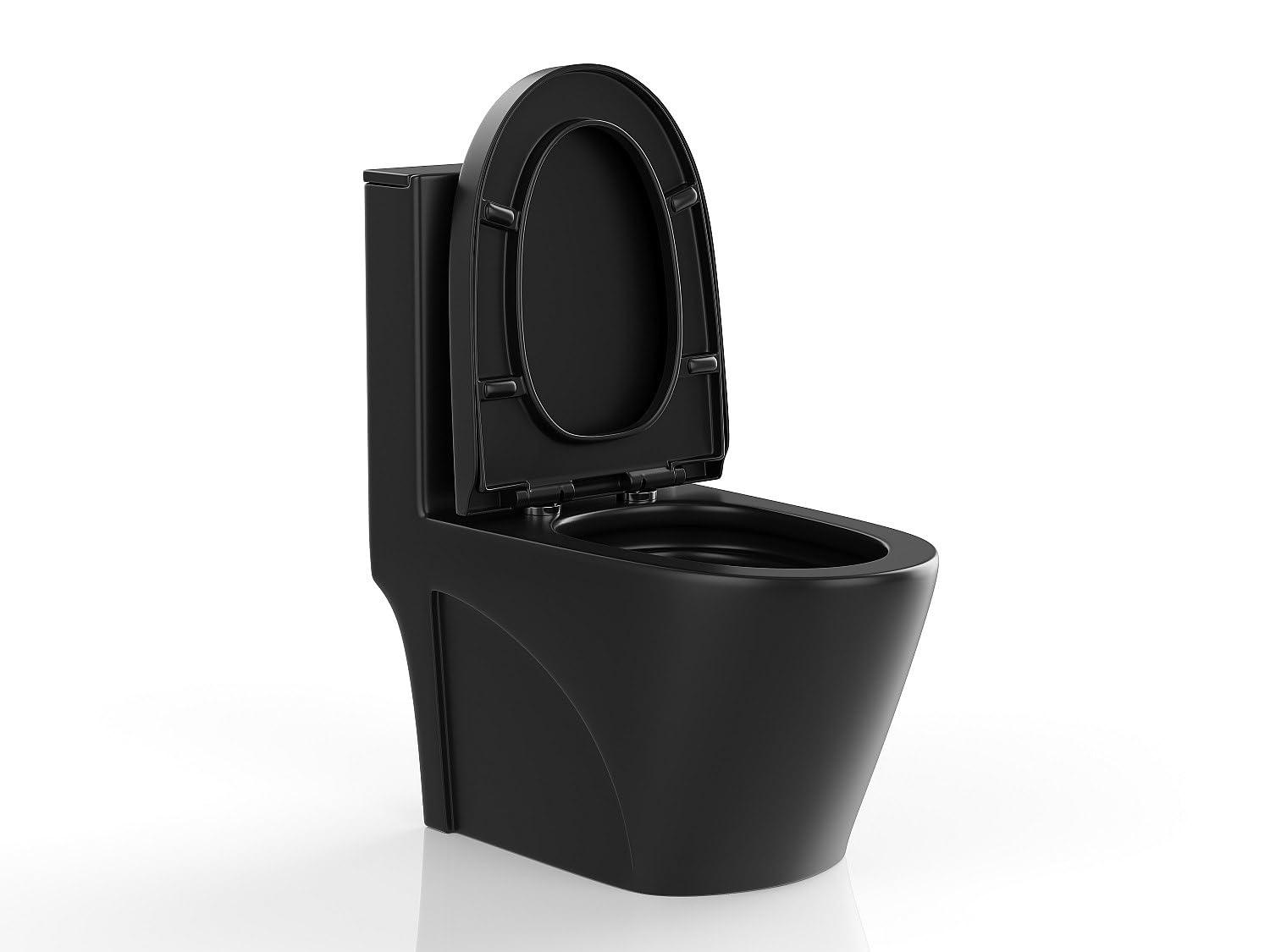 Venta-unica - WC negro mate de cer·mica - NAGILAM