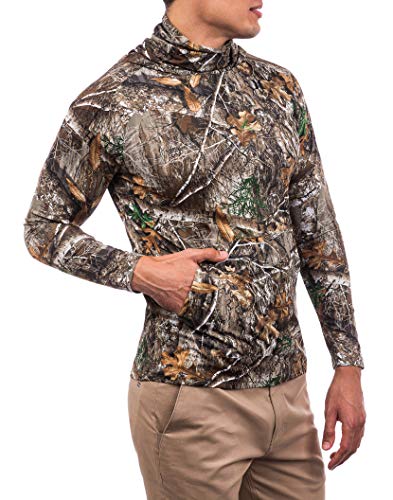 Hurley Men's Standard Quick Dry Realtree Long Sleeve Hooded Shirt3