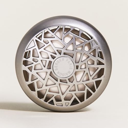 Image of MAISON BERGER Car Diffuser Set, Aroma Travel | Bergamot Mint Eucalyptus Notes, Refillable Vent Clip with Ceramic Refill, Passive 4-Week Diffusion, Made in France