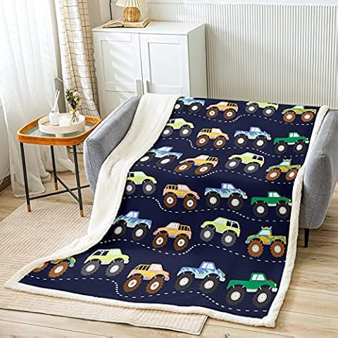 Feelyou 3D Monster Truck Blanket Cover