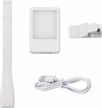 VFANDV Liseuse Lampe de Lecture de Cou, Rechargeable 3 Couleurs Lampe
