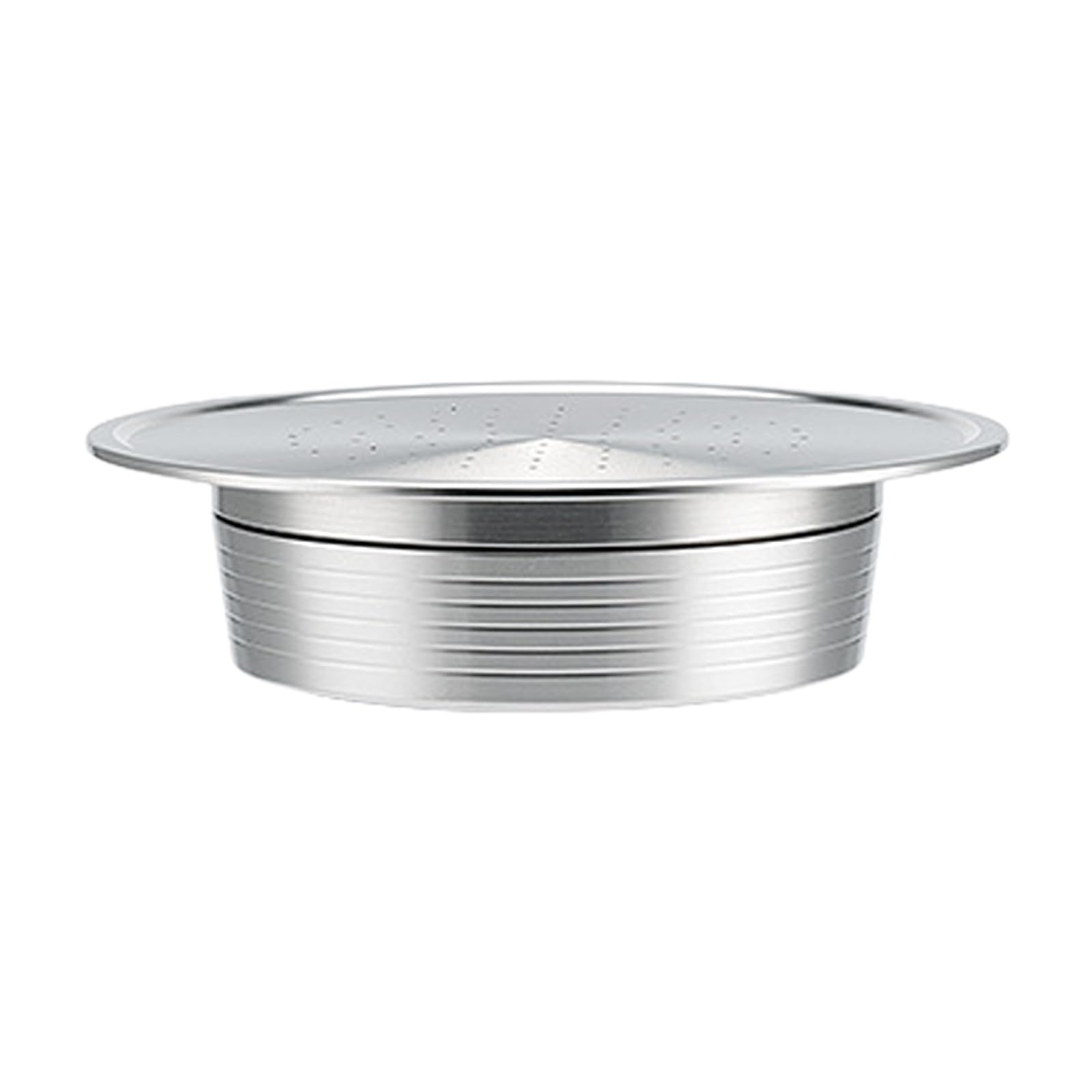 Soporte de café en polvo reutilizable de acero inoxidable recargable con cuchara de cepillo adecuado para HD7801 HD6592