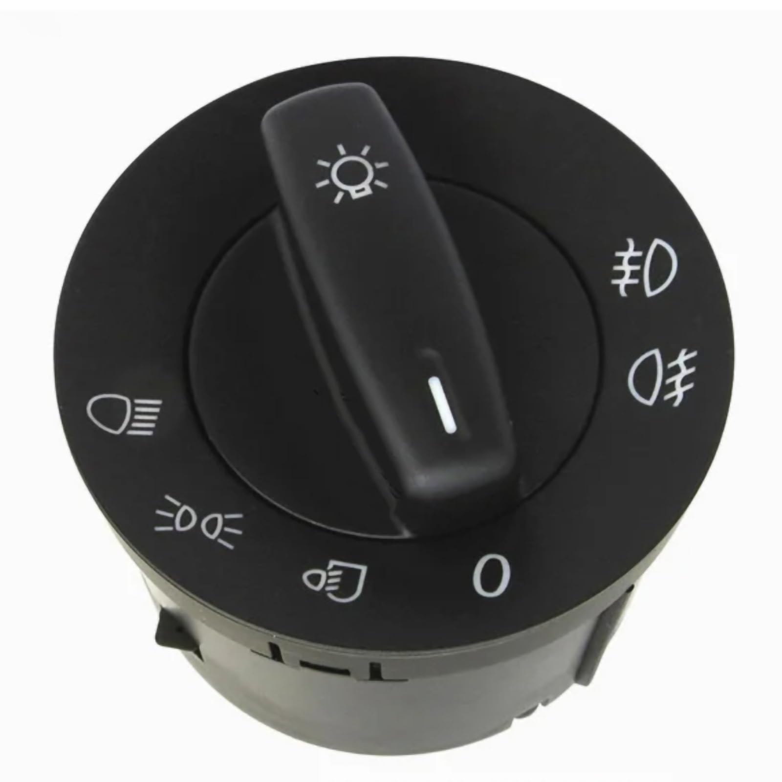 Kompatibel Mit VW Für Touran 2003 2004 2005 2006 2007 2008 2009 2010. Auto-Scheinwerferschalterknopf, Integrierte Schalter, Knopfteile, OEM: 5KD941431B Auto-Hauptlichtschalter