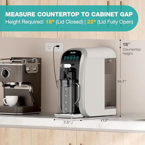 Image of SimPure Y7T-C Countertop Reverse Osmosis System (Comes with One Extra CF+RO+CTO Filter Replacement Cartridge)