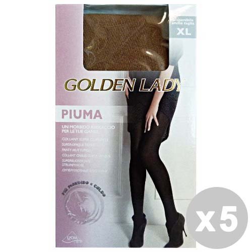 Glooke Selected Pluma Juego 5u00a0Plumas Medias Super Opaco Camel Talla III 134L