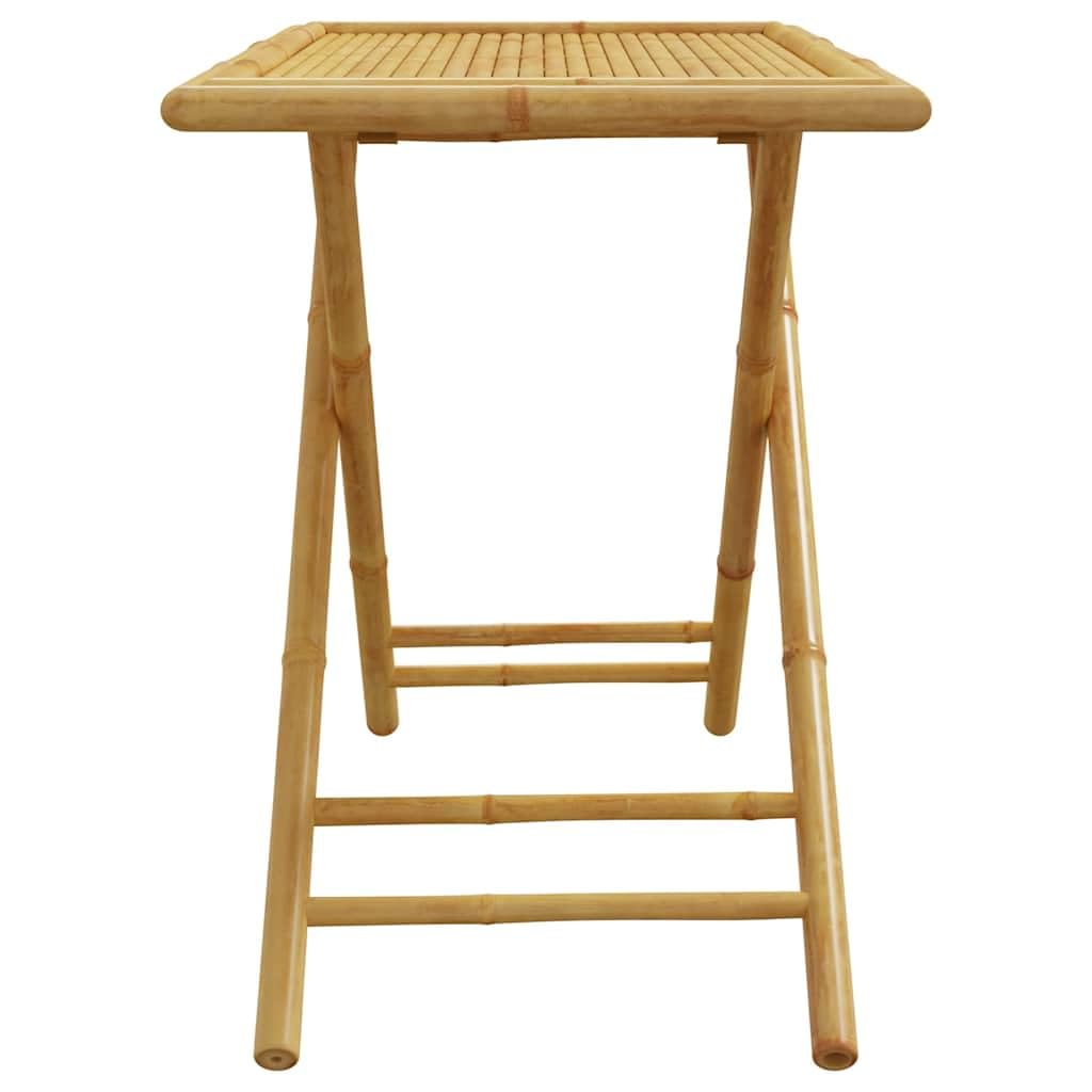 Mesa de Jardín Plegable de Bambú 110x55x75 cm, vidaXL