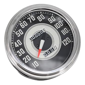 Harley Davidson Softail FXWG 5 Black Speedometer Speedo 84-90