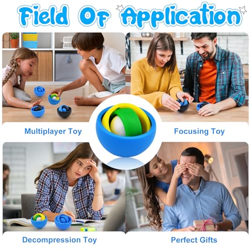 Image of Fidget Toys Adults Pack, Fidget Spinner Set for Kids, Sensory Toys Boys Girls Teens Christmas Stocking Stuffers Party Favors, ADHD Autism Stress Relief Finger Toys, Gift for New Year