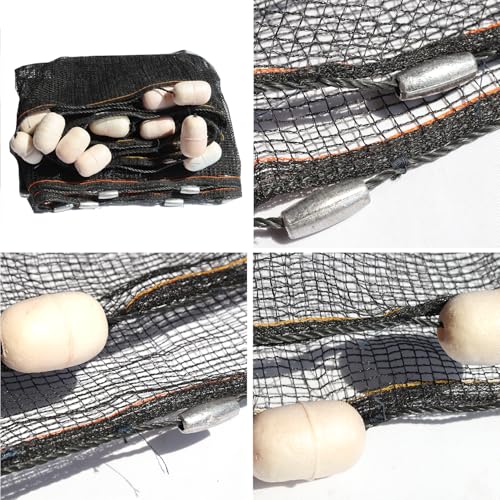BasicGear Seine Net, 6 x 50ft, for Commercial and Recreational Fishing - image 6