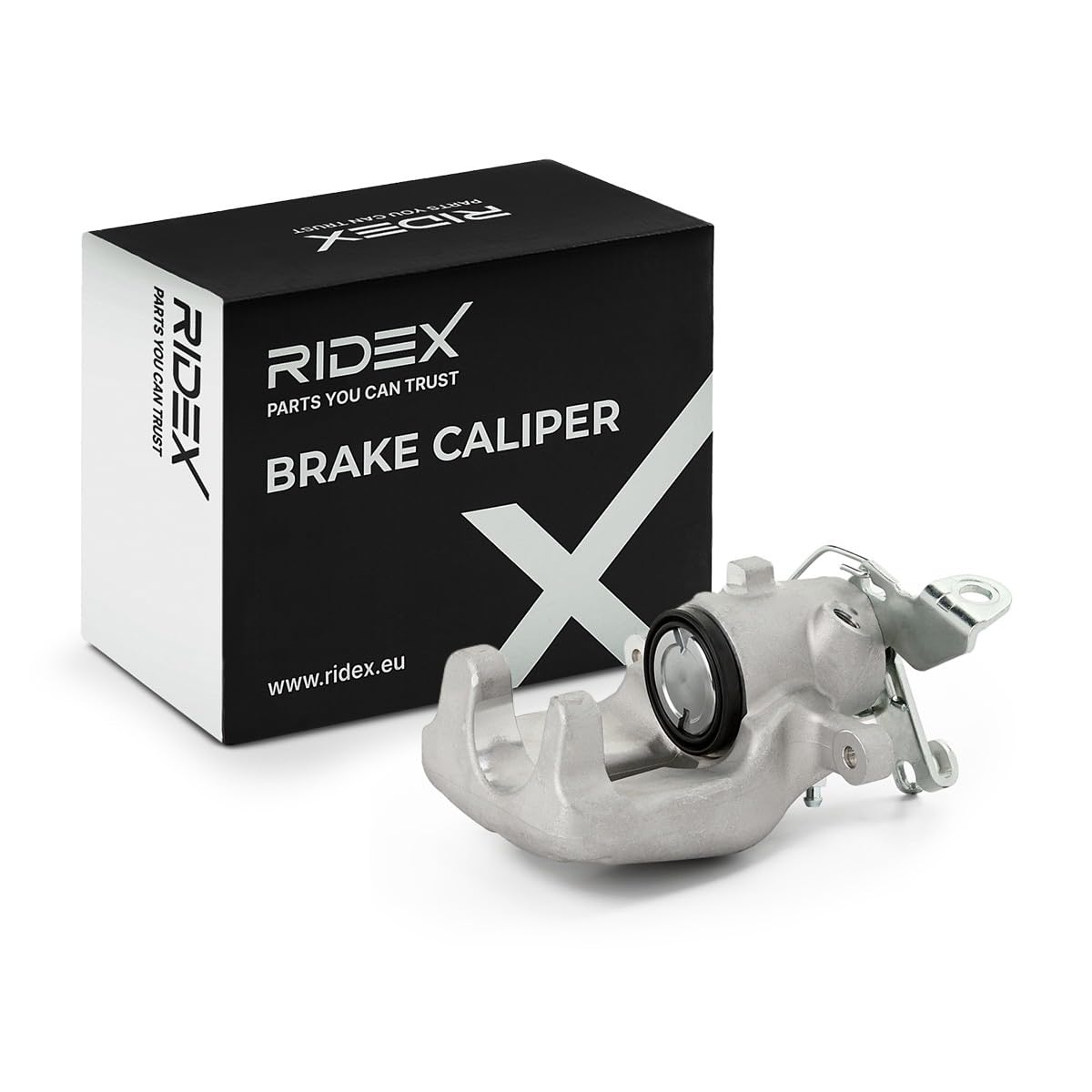 RIDEX 78B0942 Pinza de freno Trasero Izquierda Trasero con perno guía adicional con bastidor de soporte Compatible con VW Phaeton 3D1, 3D2, 3D3, 3D4, 3D6, 3D7, 3D8, 3D9