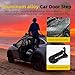 Car Door Step for Car Roof Access 400lb Capacity Access Aluminum Alloy(Black)
