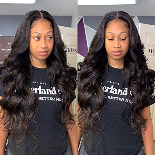 Aopusi Human Hair Bundles with Closure Body Wave...