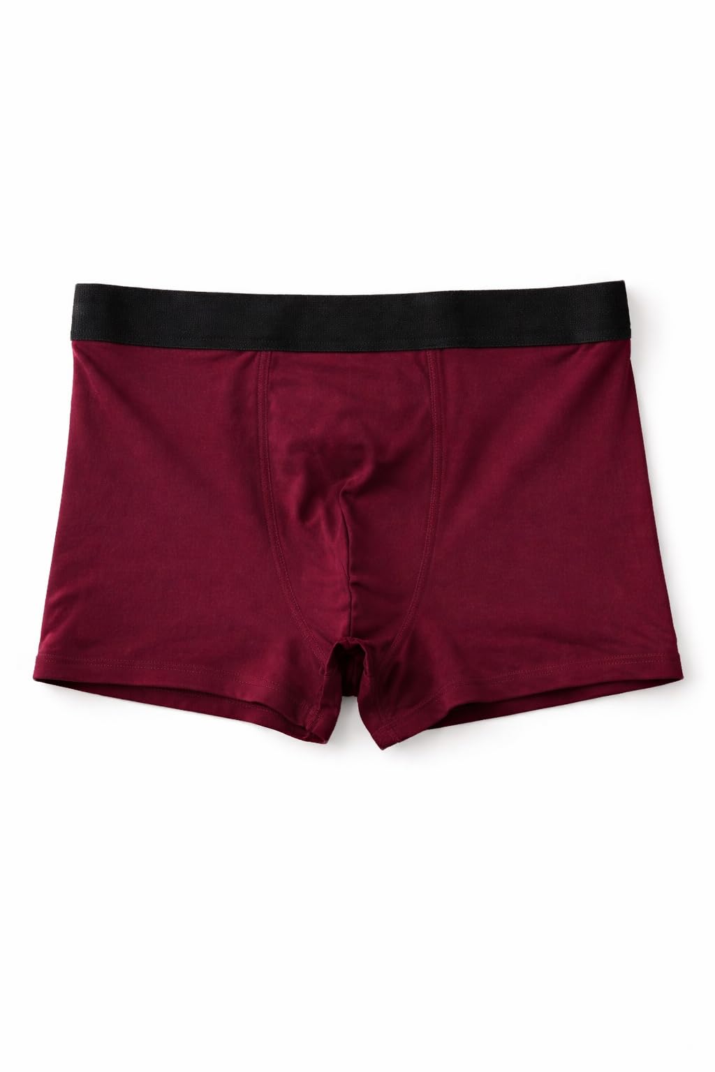 birdhaus Malai Clothing Men's Boxer Briefs, Burgundy with Black Waistband-picture-26