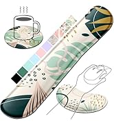 Gimars Upgrade Enlarge Silky Gel Memory Foam Wrist Rest for Computer Keyboard, Mouse, 3 PCS, Ergo...