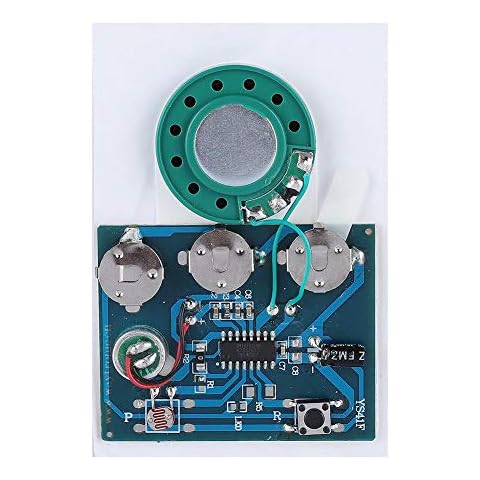 Musical Audio Radio Recorder DIY Recordable Greeting Card Module Music Sound Talk Chip Recordable Voice Module With Buttons Recordable(Light-sensitive version) Cover