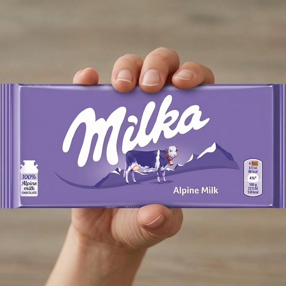 Amazon.co.jp: ミルカ チョコレート アルペンミルク 90g : 食品・飲料