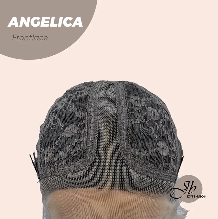Miniatura 8 de ANGELICA - Peluca de encaje frontal de color rojo oscuro, pelucas largas y rizadas para mujer, pelucas sintéticas naturales para uso diario (pelucas