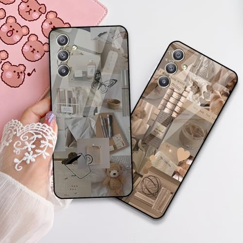 Image of COLORflow Back Cover Compatible with Samsung Galaxy A34 5G | Aesthetic Color Customized | Shockproof TPU Bumper with Camera Protection Back Cover Compatible with Samsung Galaxy A34 5G