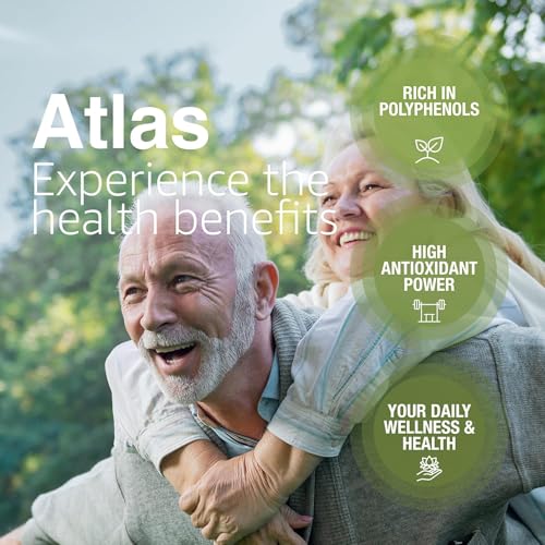 Image of Atlas 1 LT Cold Press Extra Virgin Olive Oil in Glass Bottle, Polyphenol Rich from Morocco | Newly Harvested Unprocessed from One Single Family Farm | Moroccan Organic EVOO Trusted by Award-Winning Chefs | 2-Pack