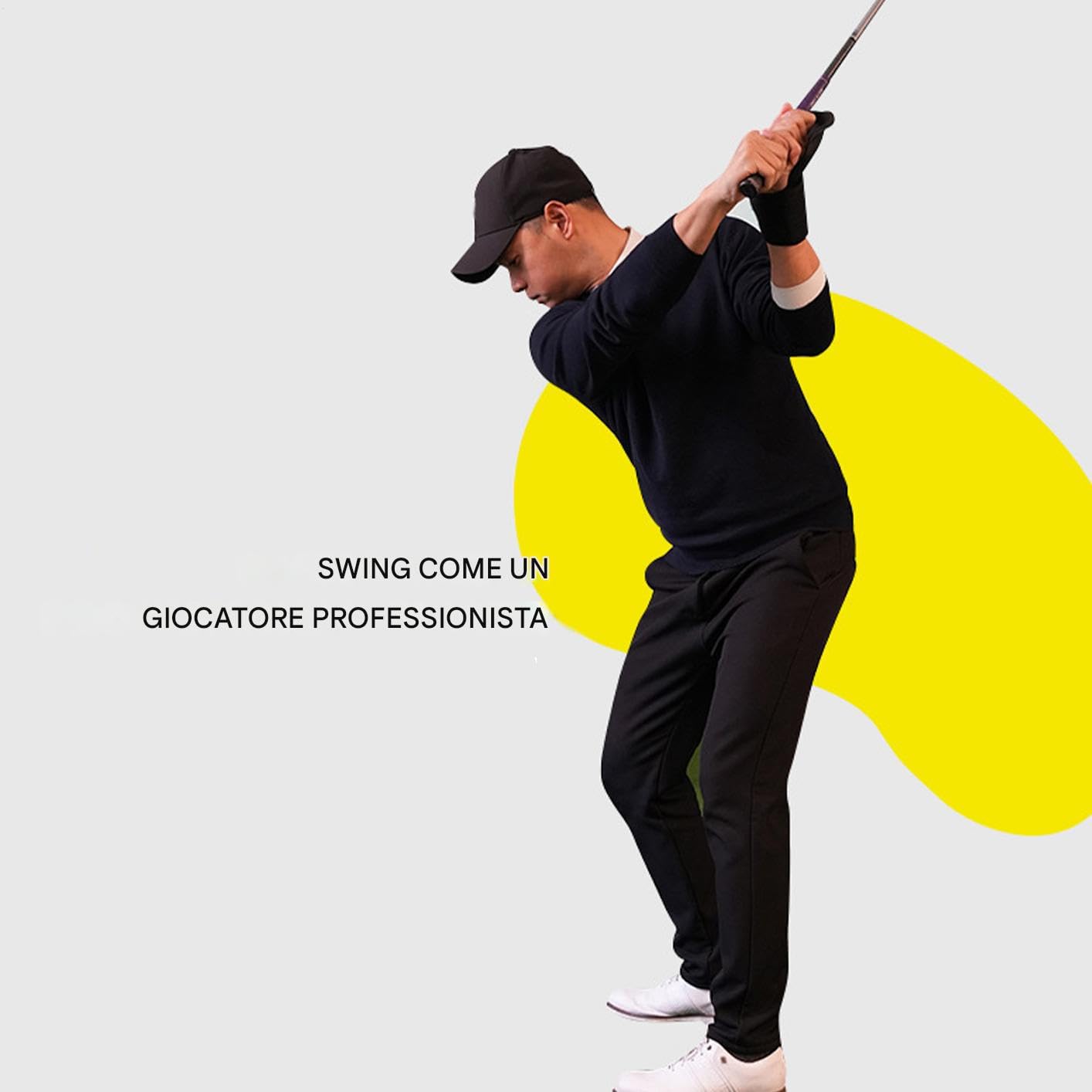 Allenatore di Swing Golf Strumento Allenamento Mano Sinistra