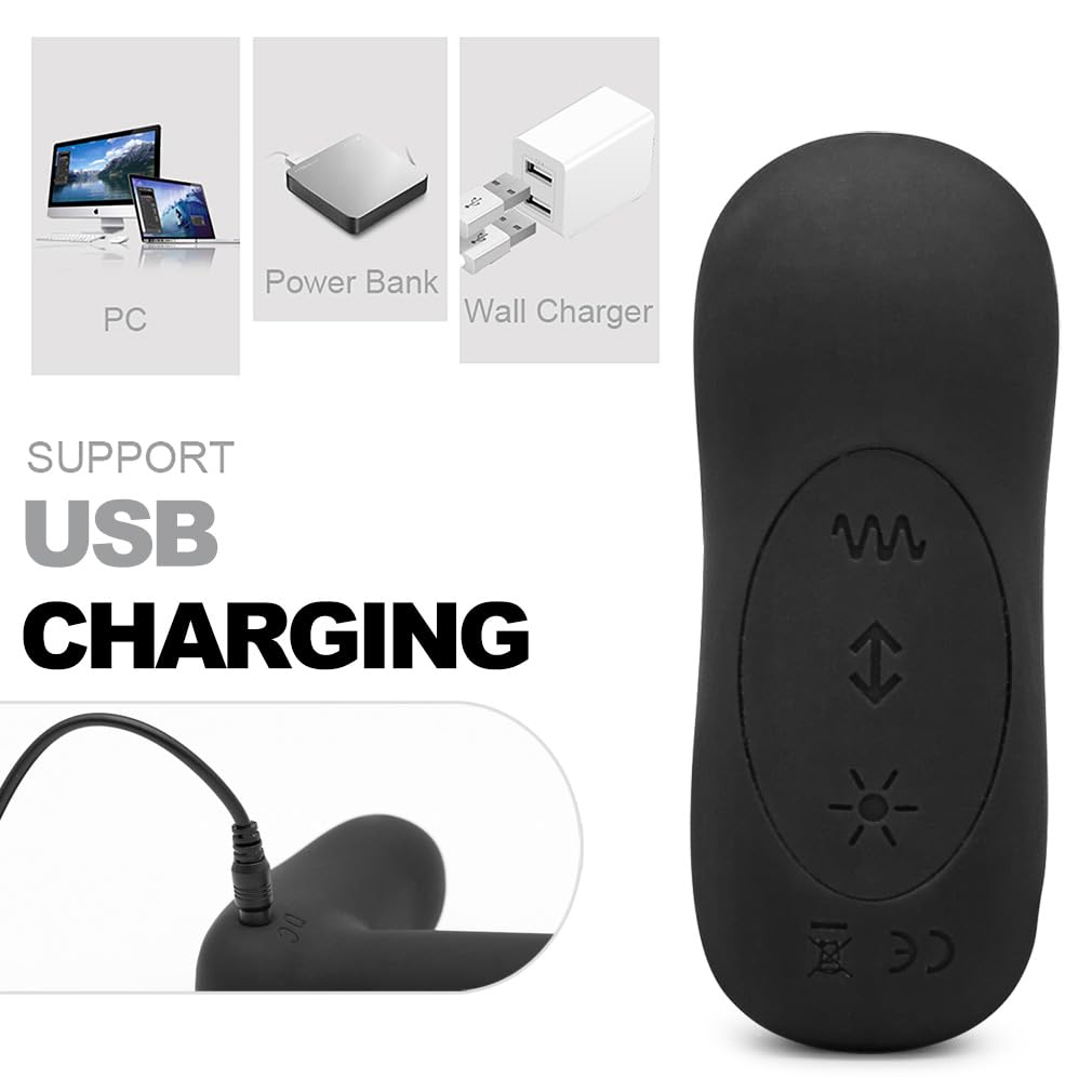 Stimulateur prostatique Māsséur de Prộstàté Plùg ànàle Vîbrant Homme Imperméable Måsséur Rechargeable Prostata puissant stimulateur étanche dispositif à distance silencieux-MY7