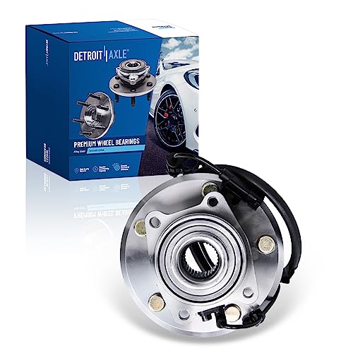 Detroit Axle - Rear Left Driver Side Wheel Bearing and Hub Assembly for 2009-2020 Dodge Journey [5 Lugs w/ABS]