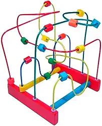 Aramado Montanha Russa Madeira - Média - Multicolorido - Dicá