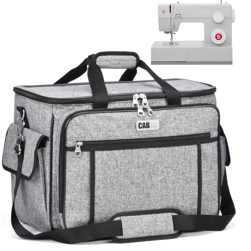 CAB55 Sewing Machine Case, Sewing Machine Carrying Bag with Removable...