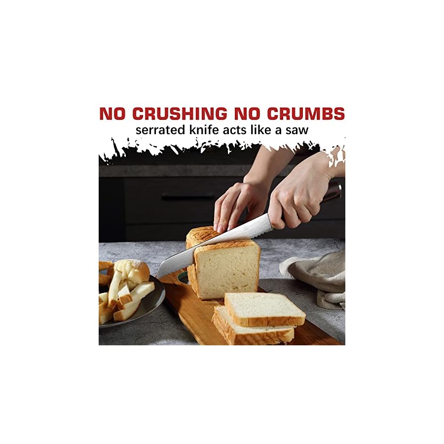 PAUDIN-Knife-Set-5-Pcs-Kitchen-Knife-Set-with-Sharp-High-Carbon-Stainless-Steel-Forged-Blade-and-Non-Slip-Pakkawood-Handle-Professional-Knives-Set-for-Kitchen-Chef-Knife-Set-Come-with-Gift-Box PAUDIN Kitchen Knife Set, Ultra Sharp Knife Set with Pakkawood Handle, High Carbon Stainless Steel Knives Set for Kitchen, 5 Piece Chef Knife Set Come with Gift Box