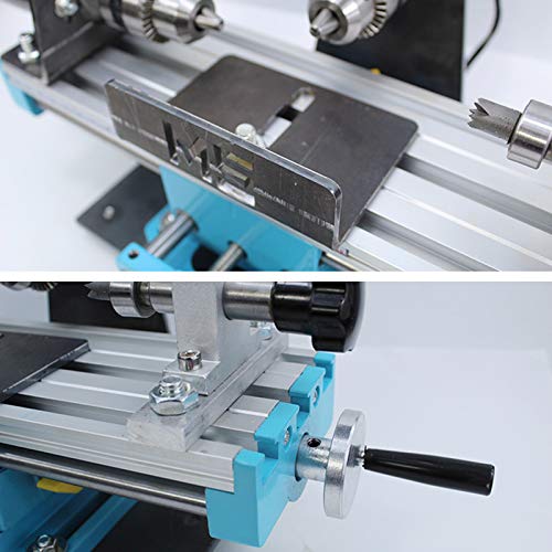 Torno de carpintería para proyectos de bricolaje, fabricante de modelos de madera de precisión, ideal para tornear y moler madera, máquina de manualidades de pulseras domésticas