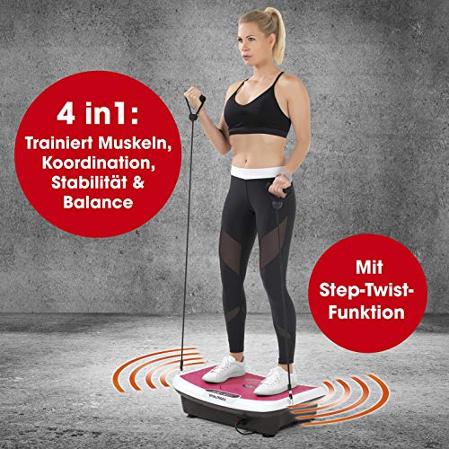 VITALmaxx WAYFLEX Vibrationstrainer Vibrationsplatte Fitness Power Vibro Ganzkörper Trainingsgerät. – Bild 4