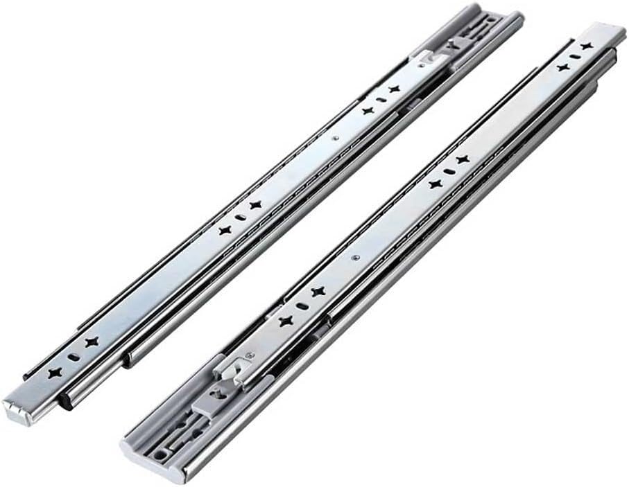 Guías para cajones con cierre acolchado: deslizamiento silencioso y resistente para tus estantes