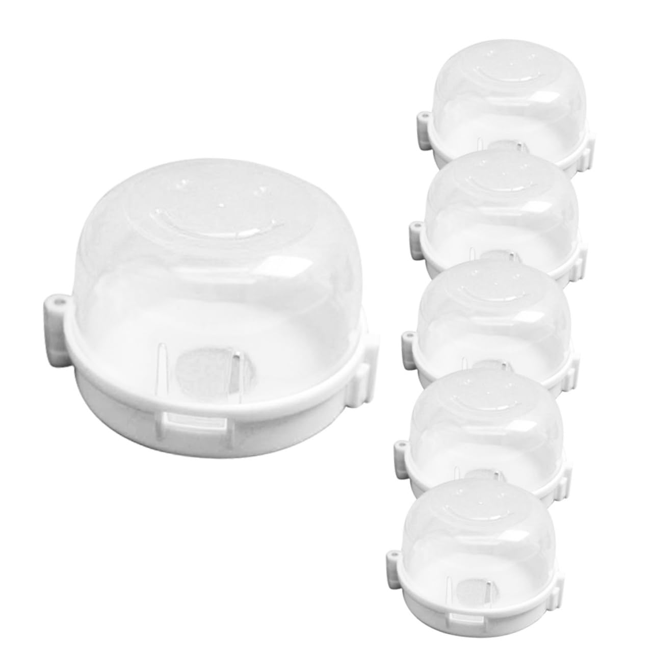 6pcs Gas Stove Knob Covers for Safety Protective Caps to Prevent Accidental Gas Activation Easy to Install Safety Guard for Kitchen Use