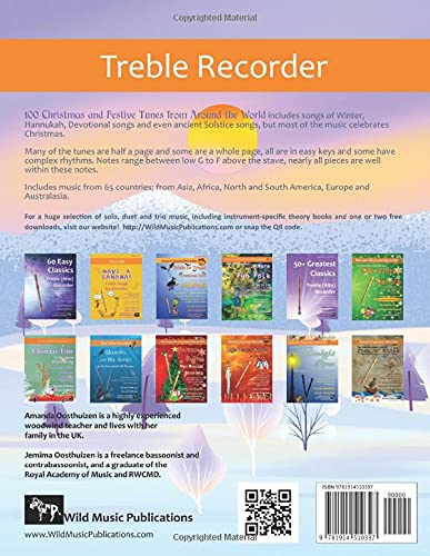 100 Christmas and Festive Tunes from Around the World for Treble Recorder: Exciting traditional melodies from 65 countries arranged for beginner and intermediate treble (alto) recorder players - Image 2