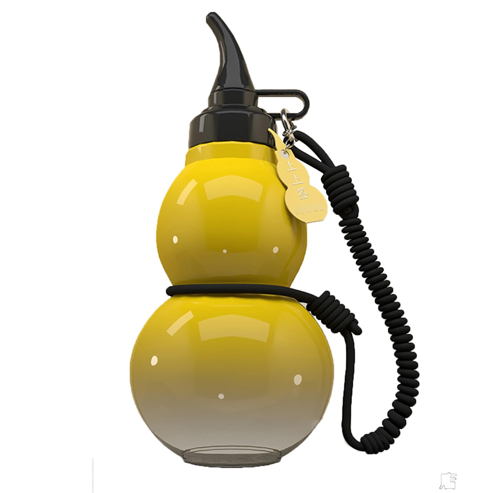 800 Ml Tritan Odporny na Ciepło Butelka na Wodę z Tykwy Uszczelnienie 360° Szczelne do Noszenia w RęKu i na Ramieniu Ravel(Yellow A)