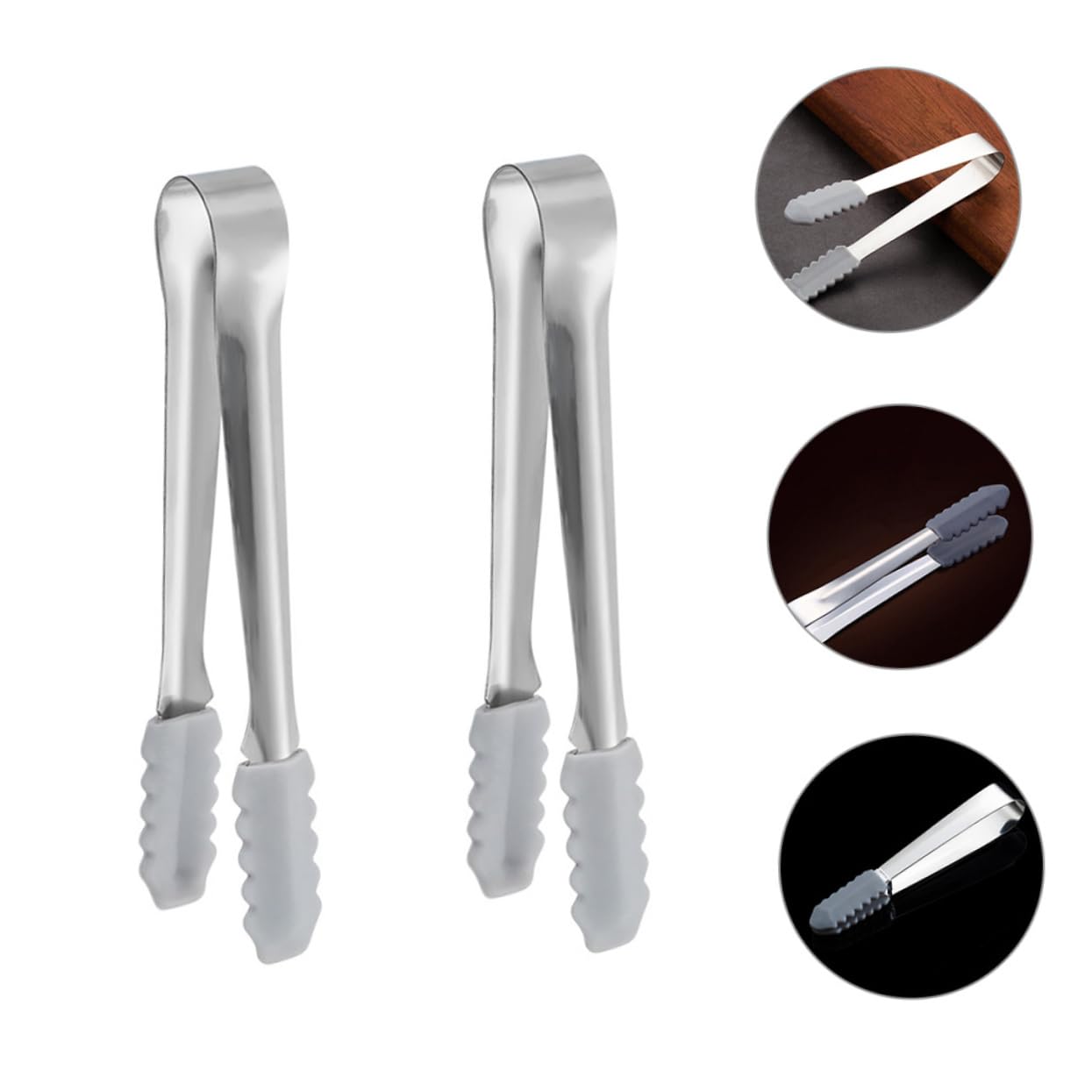 OFFSCH 2-piece Ice Cube Clamp for Household Ergonomic Design for Easy Handling