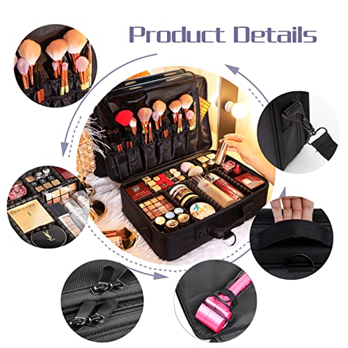 Makeup-Organiser-Box-Vanity-Cases-Extra-Large-Makeup-Case-Cosmetic-Storage-Box-Professional-Travel-Makeup-Artist-Bag-with-Compartments-Women-Vanity-Beauty-Kit-Organizer-for-Makeup-Cosmetics-Black