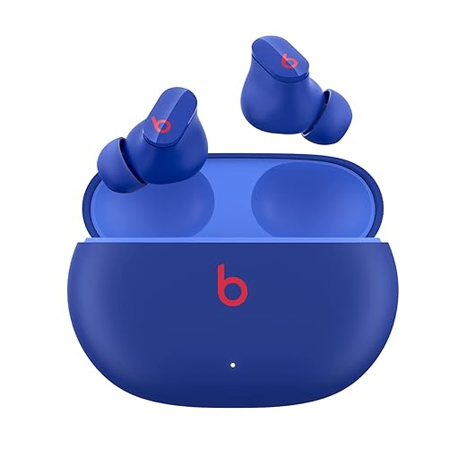Come si regola il volume sugli auricolari con cancellazione del rumore? Beats Studio Buds – Auricolari bluetooth totalmente wireless con cancellazione del rumore – auricolari senza fili, compatibili con Apple e Android, Bluetooth di Classe 1 – Blu oceano