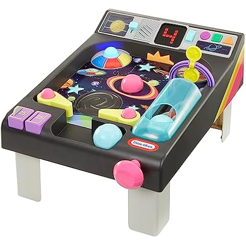 Little Tikes Old School My First Pinball Activity Table, Letters, Numbers, Planets, Counting, Sounds, Learning, Lights, Retro, Preschool Toy for Toddlers Girls Boys Ages 12 months, 1 - 2 Years Cover